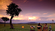 Open range Sunset in Kenya